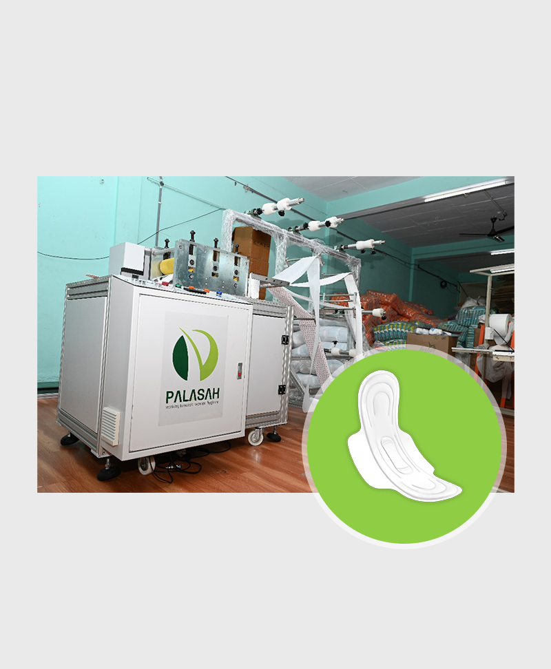Palasah Automatic Sanitary Napkin Manufacturing Machine Palasah Automatic Sanitary Napkin Manufacturing Machine